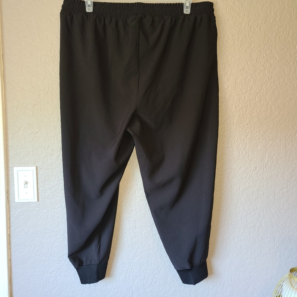Women's Black Jogger Pants - Picture 7 of 7